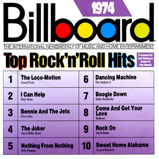 BILLBOARD 1974 TOP ROCK N ROLL HITS