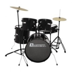 DIMAVERY DS-200 DRUM SET BLACK