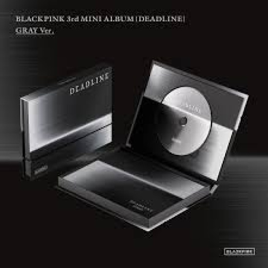 BLACKPINK 3rd MINI ALBUM DEADLINE  VES GREY CD LIMITED K POP