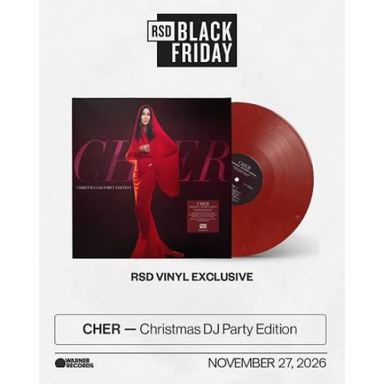 CHER CHRISTMAS DJ PARTY EDITION LP LIMITED COLOURED RSD BLACK FRIDAY