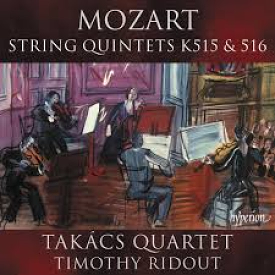 TAKACS QUARTET TIMOTHY RIDOUT MOZART STRING QUINTETS K.515 & 516 CD LIMITED