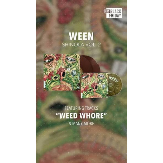 WEEN SHINOLA VOL 2 2 LP LIMITED COLOURED RSD BLACK FRIDAY POLYTROPO MUSIC HOUSE