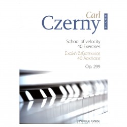 CZERNY Carl opus 299 40 exercises school of velocity