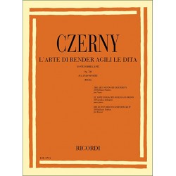 CZERNY 50 OP.740 L ARTE DI RENDER AGILI LE DITA 