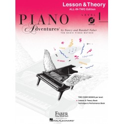 PIANO ADVENTURES ALL IN TWO LEVEL 1 LESSON & THEORY